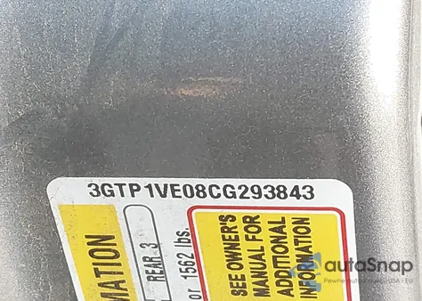 2012 GMC Sierra 1500 Sle z USA, uszkodzony, nr VIN 3GTP1VE08CG293843